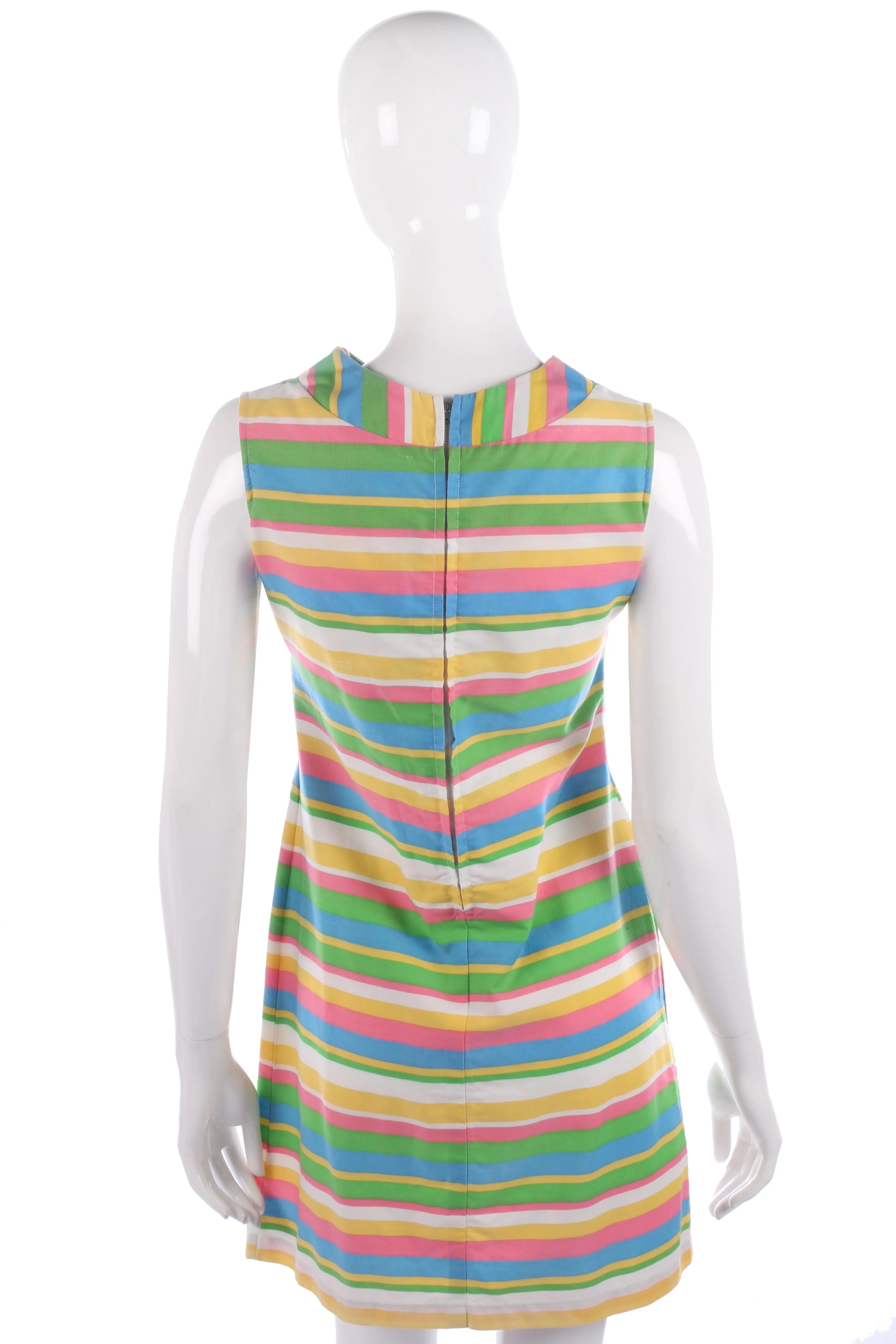 1960s vintage striped dress size S