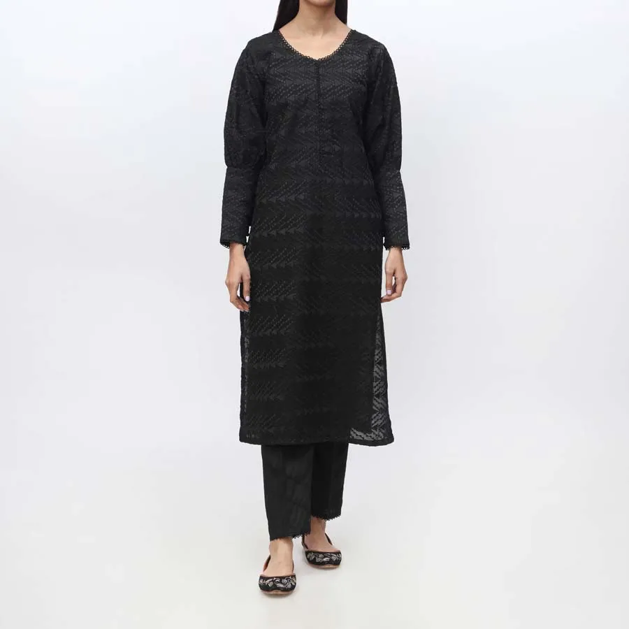 1PC- Embroidered Chikankari Shirt PS4171