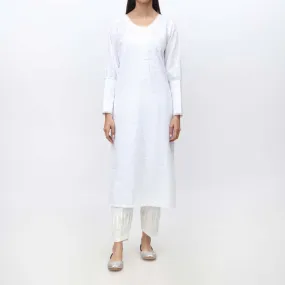 1PC- Embroidered Chikankari Shirt PS4171