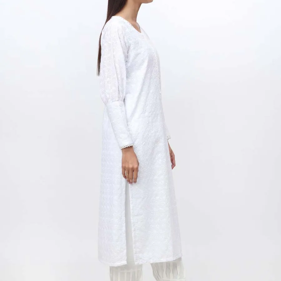 1PC- Embroidered Chikankari Shirt PS4171