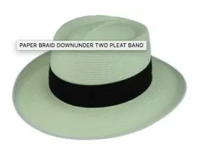 21575 - Paper Braid Downunder Two Pleat Band