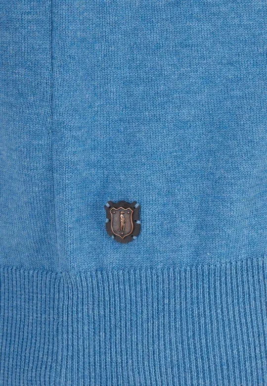 6th Sense Harry Half Zip Sweater - Riverside