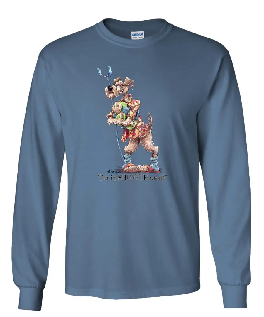 Airedale Terrier - Shuffling - Mike's Faves - Long Sleeve T-Shirt