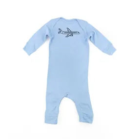 AIRPLANE - Minimalist Design - One Piece Baby Sleeper