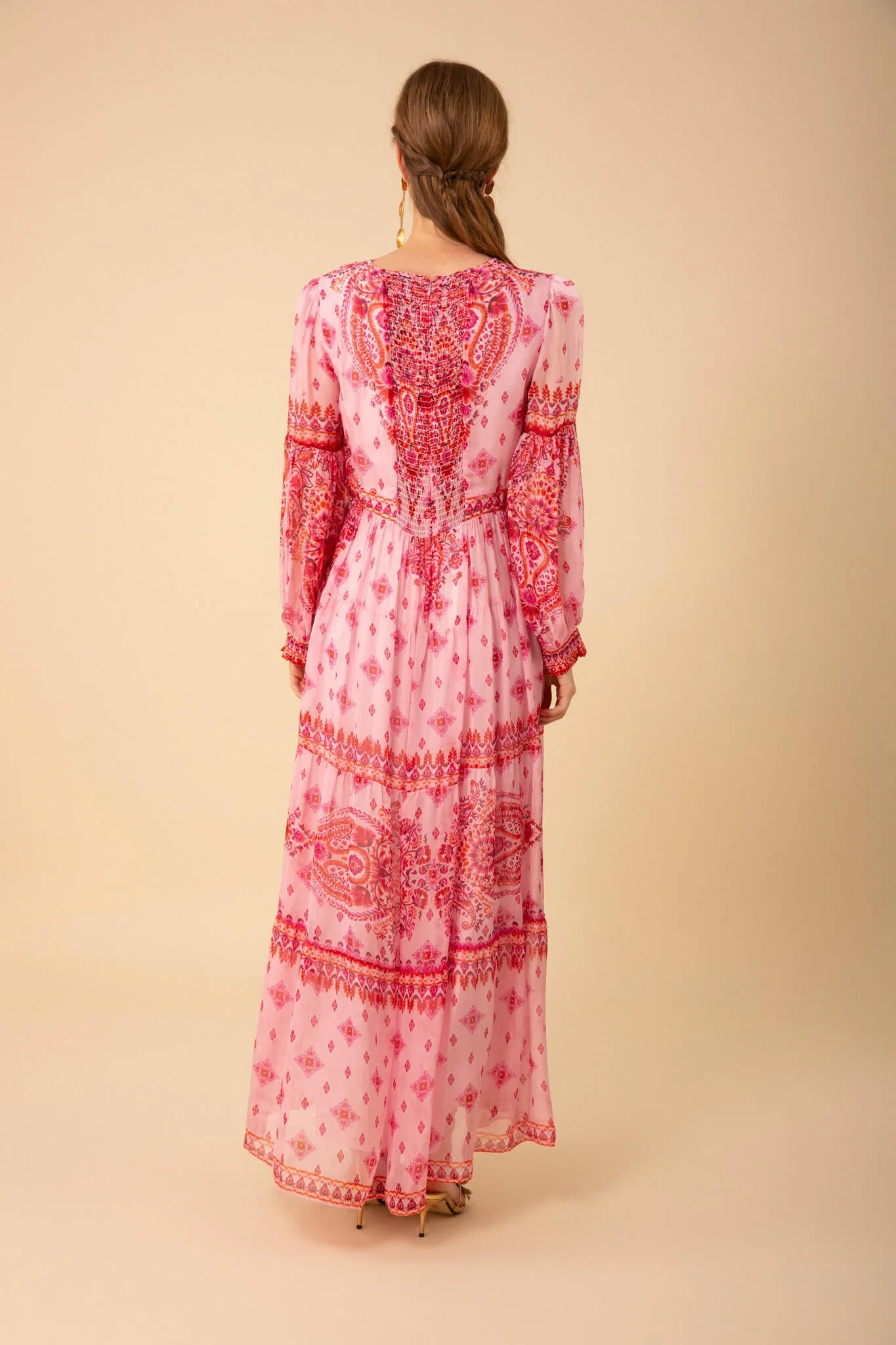 Alaia Maxi Dress - Pink