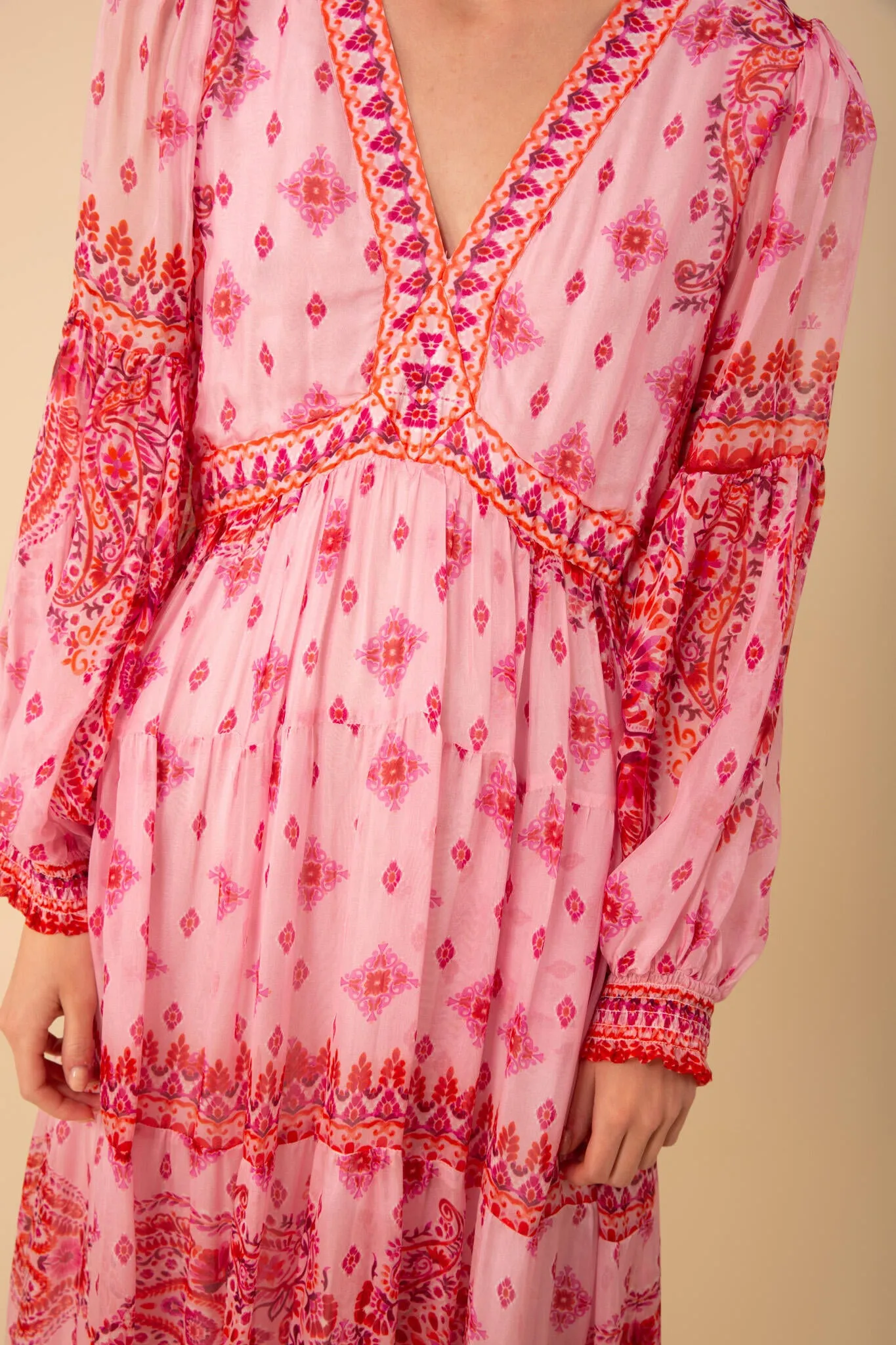 Alaia Maxi Dress - Pink