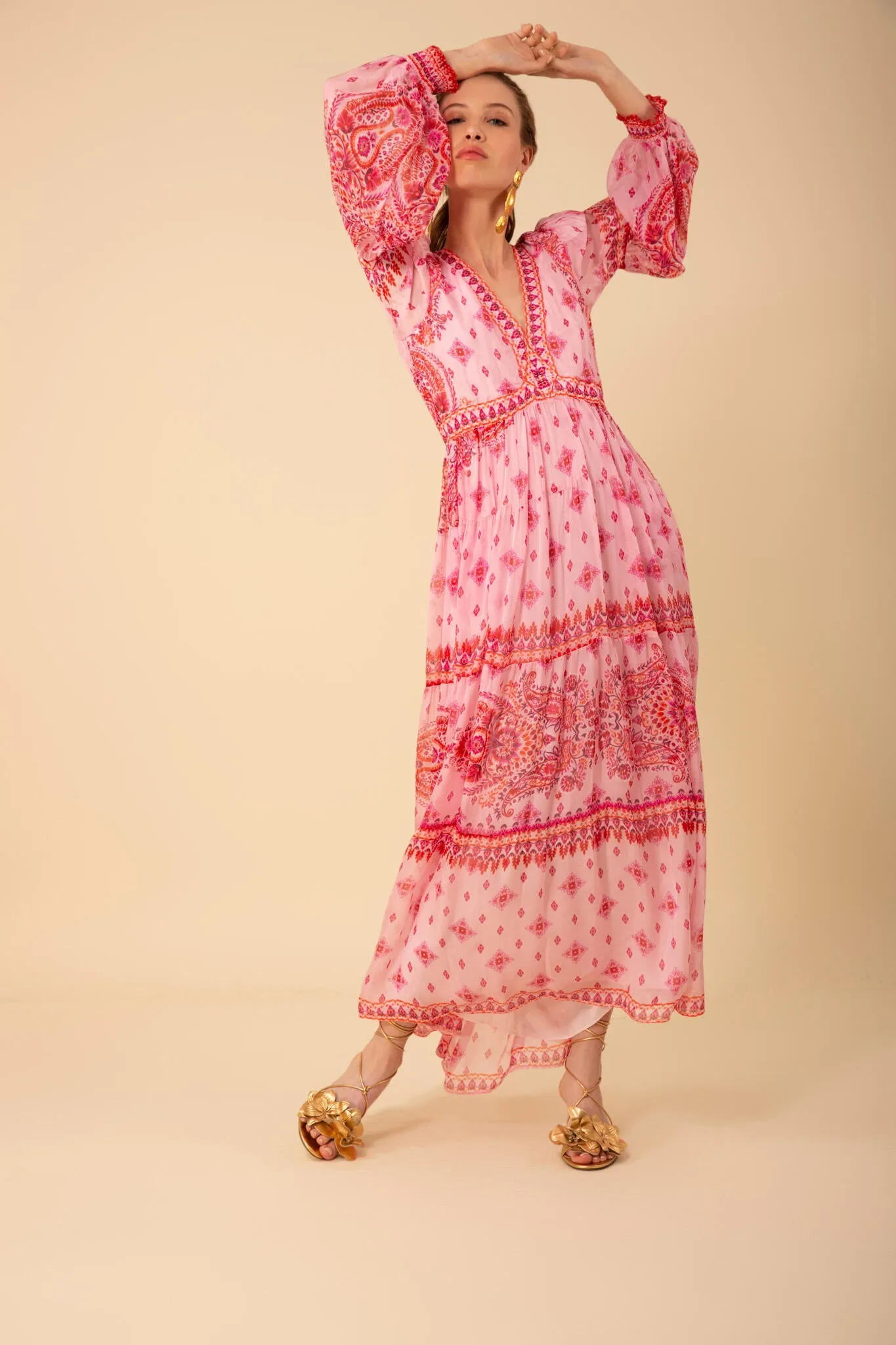 Alaia Maxi Dress - Pink