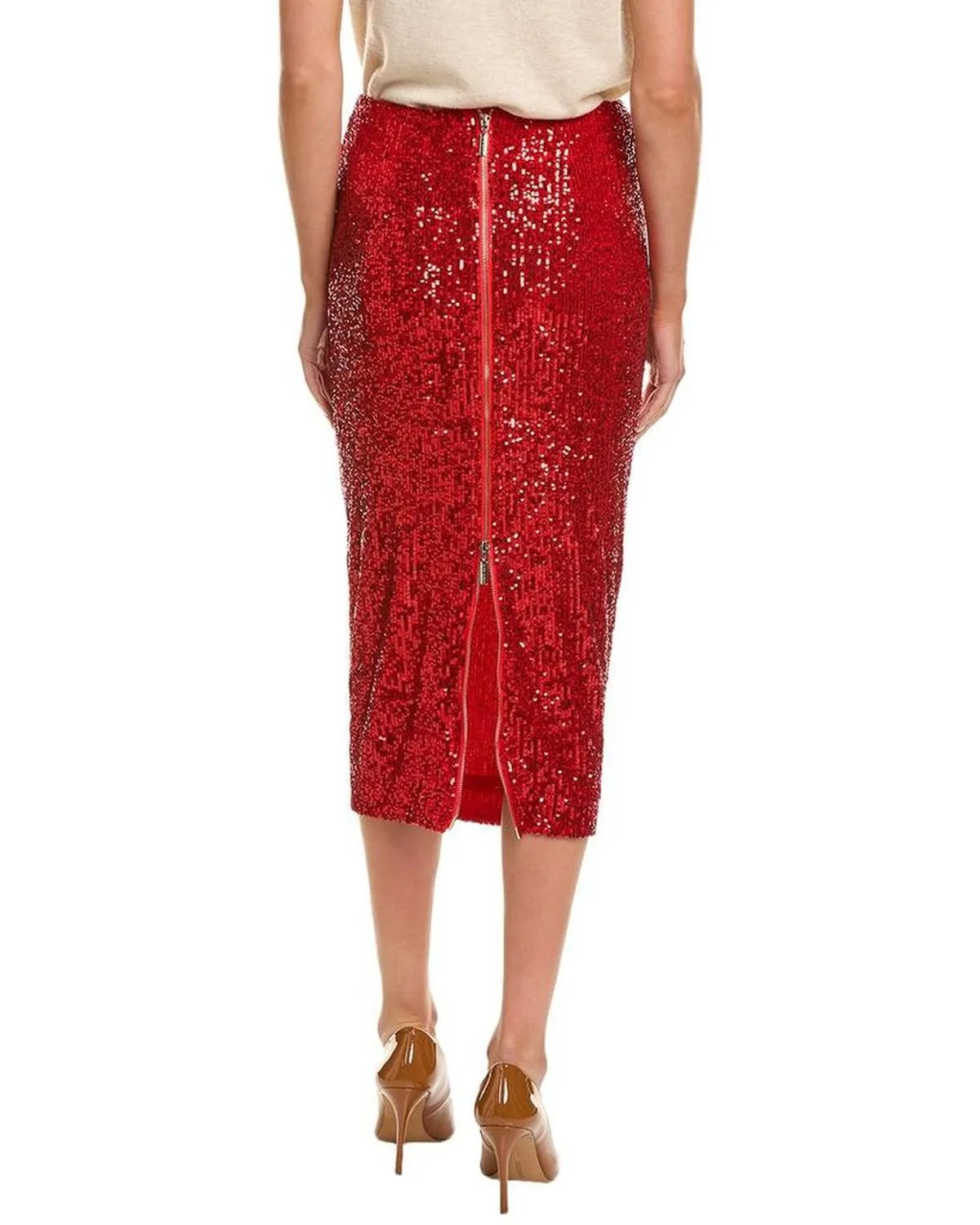 Alexia Admor Ana Midi Sequin Pencil Skirt