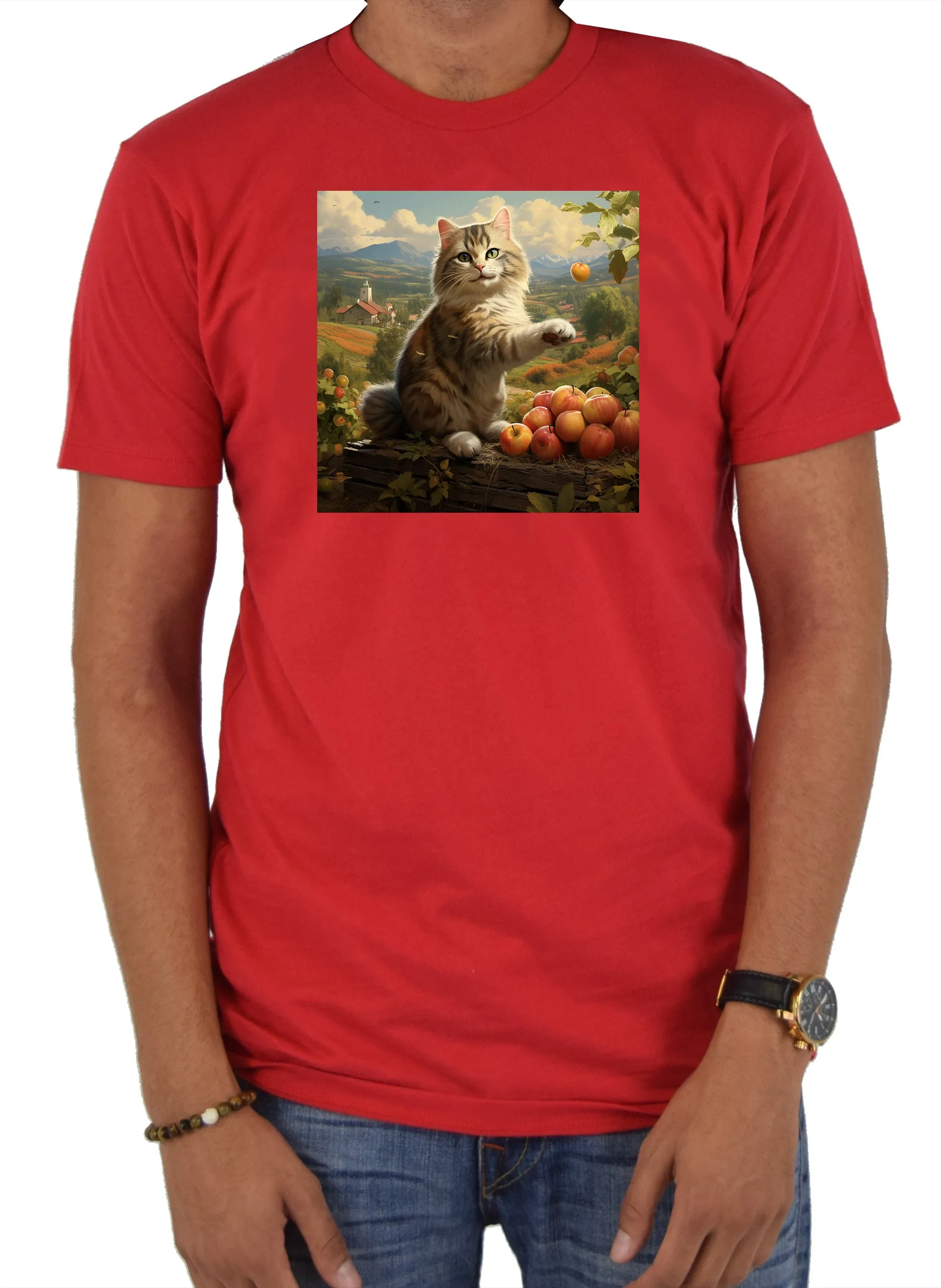 Apple Cat T-Shirt