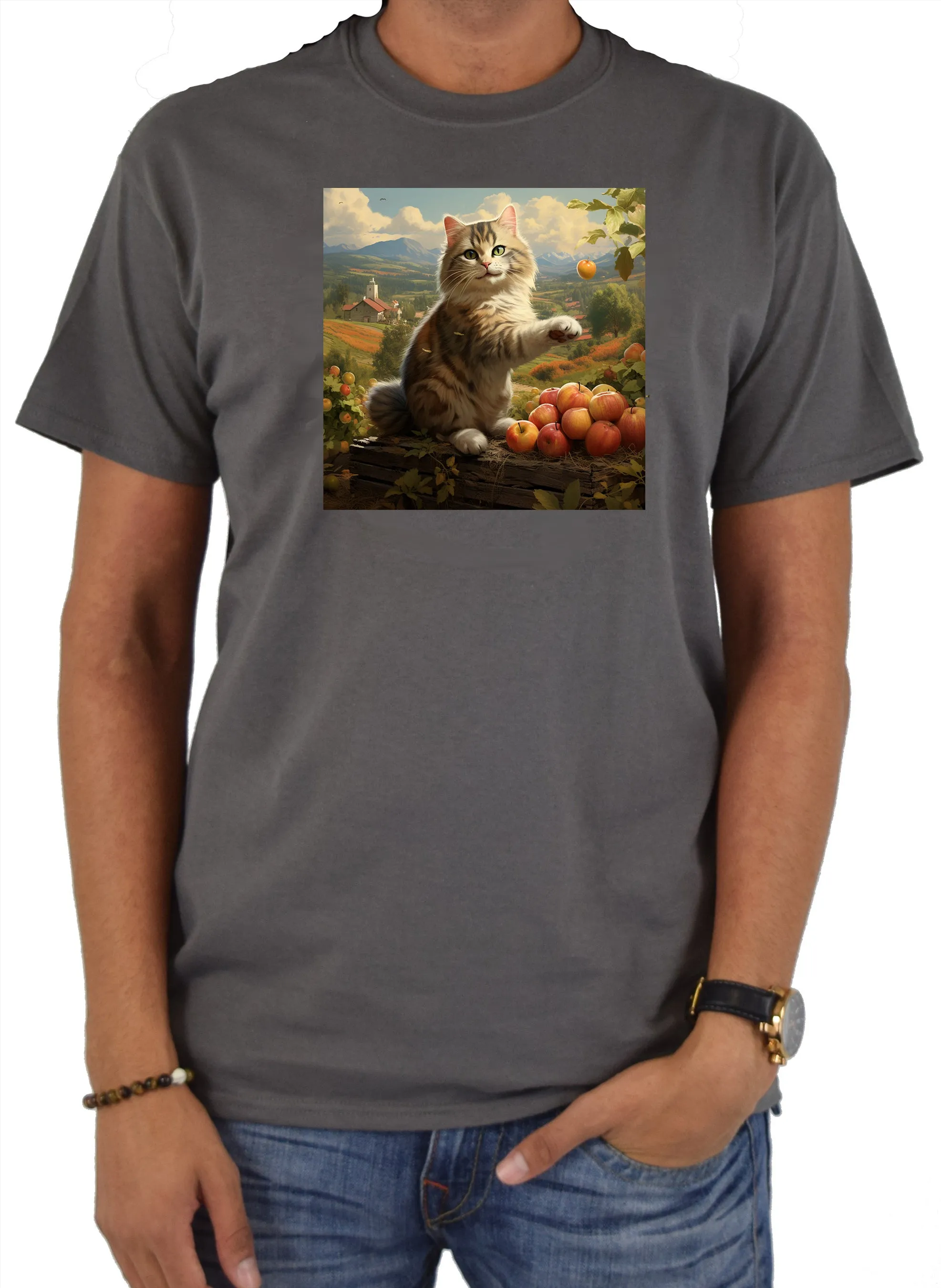 Apple Cat T-Shirt