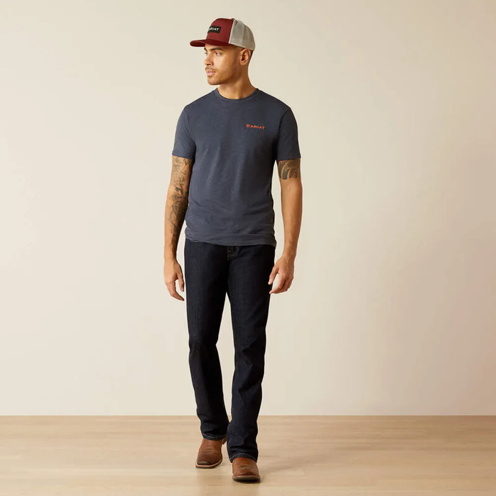 Ariat Eagle Rock SS in Navy Heather by Ariat