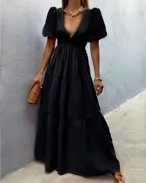 Asha Maxi Dress - Black