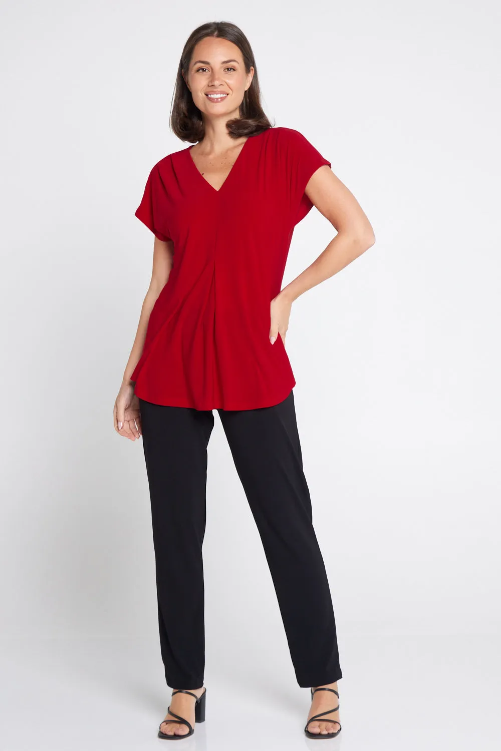 Ashlyn Top - Ruby Red