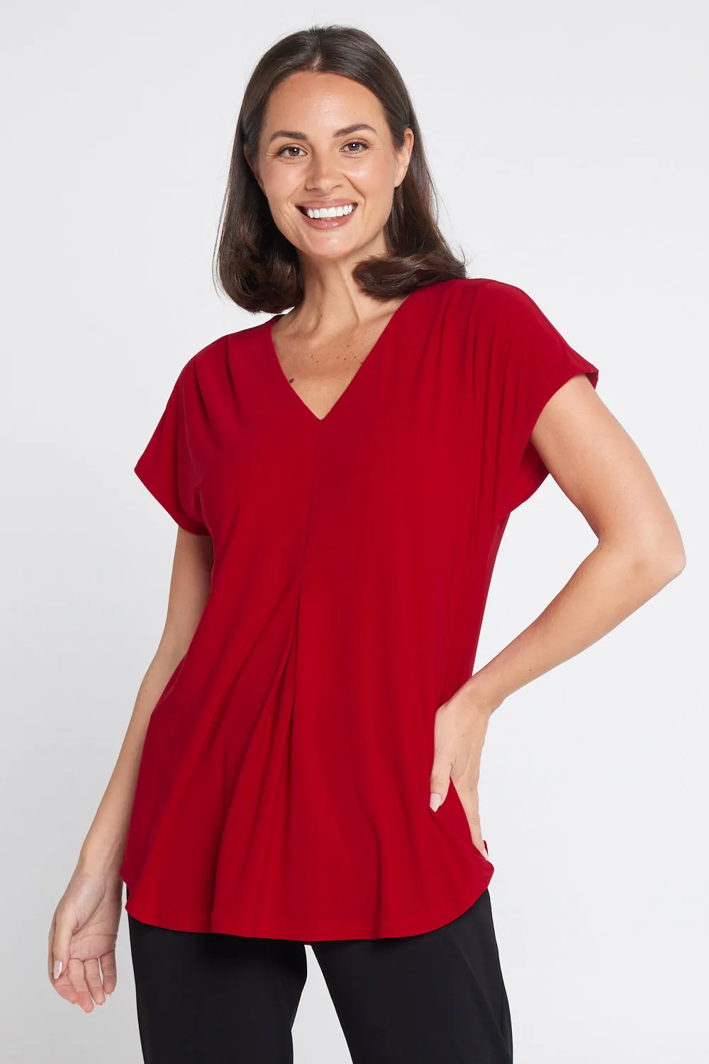 Ashlyn Top - Ruby Red