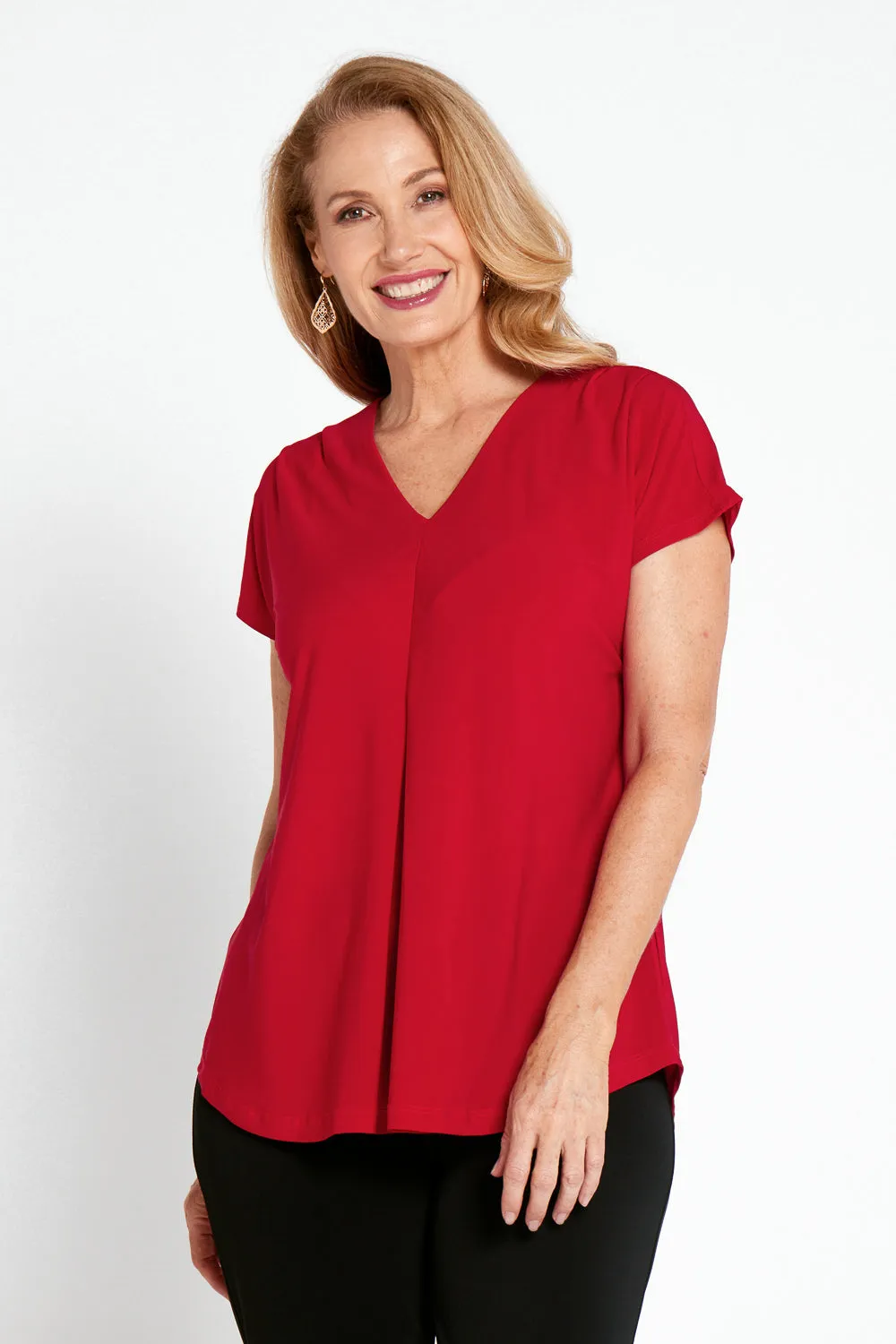 Ashlyn Top - Ruby Red