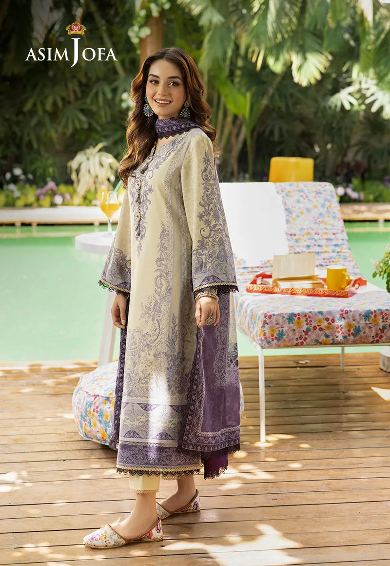 Asim Jofa Lawn Essential Prints – AJGB-08