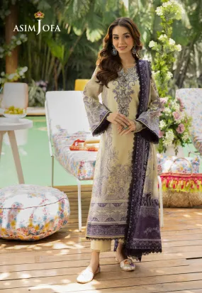 Asim Jofa Lawn Essential Prints – AJGB-08