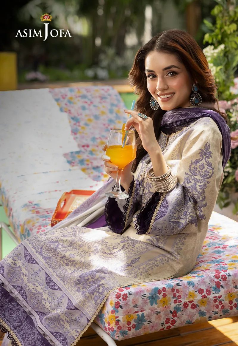 Asim Jofa Lawn Essential Prints – AJGB-08