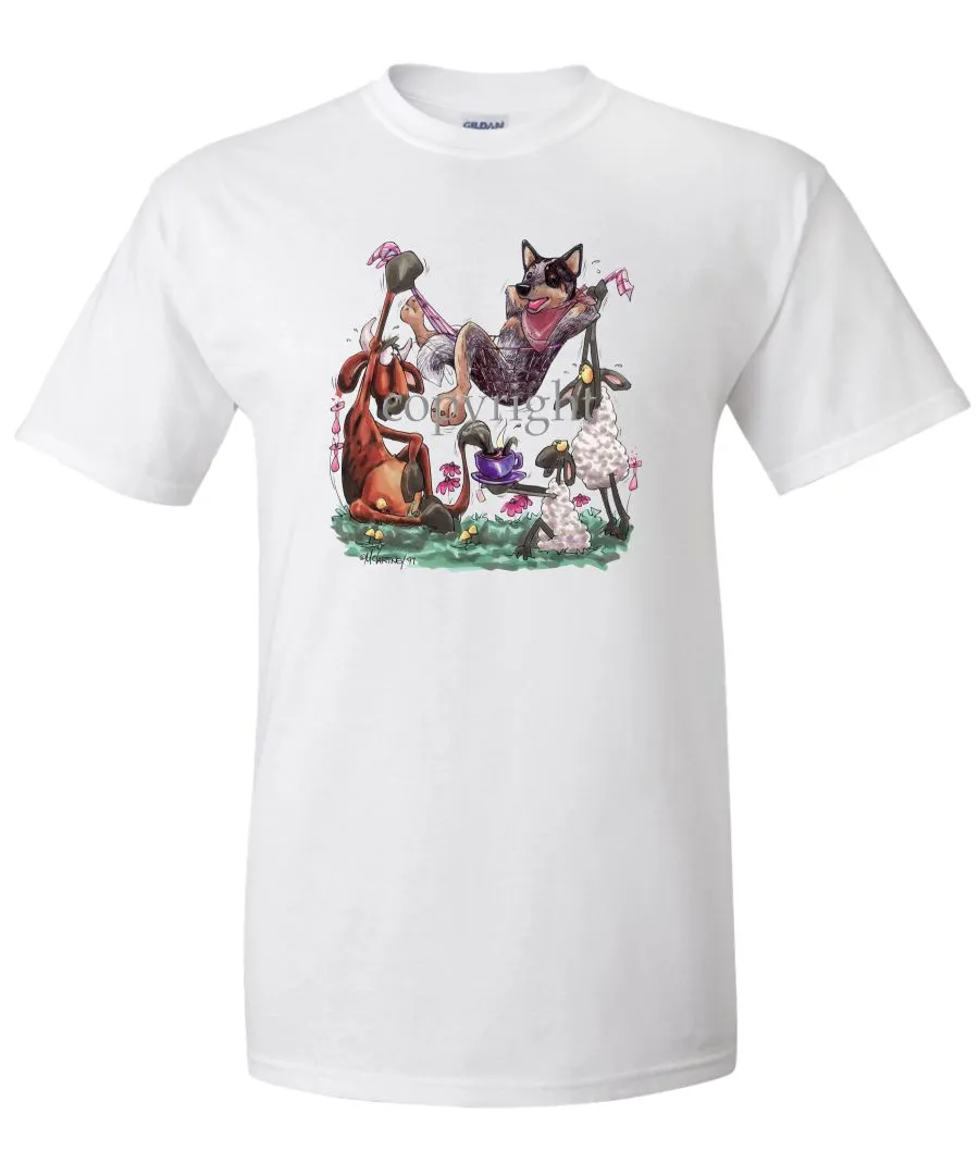 Australian Cattle Dog - Hammock - Caricature - T-Shirt