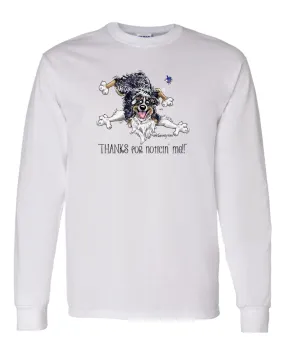 Australian Shepherd  Black Tri - Noticing Me - Mike's Faves - Long Sleeve T-Shirt