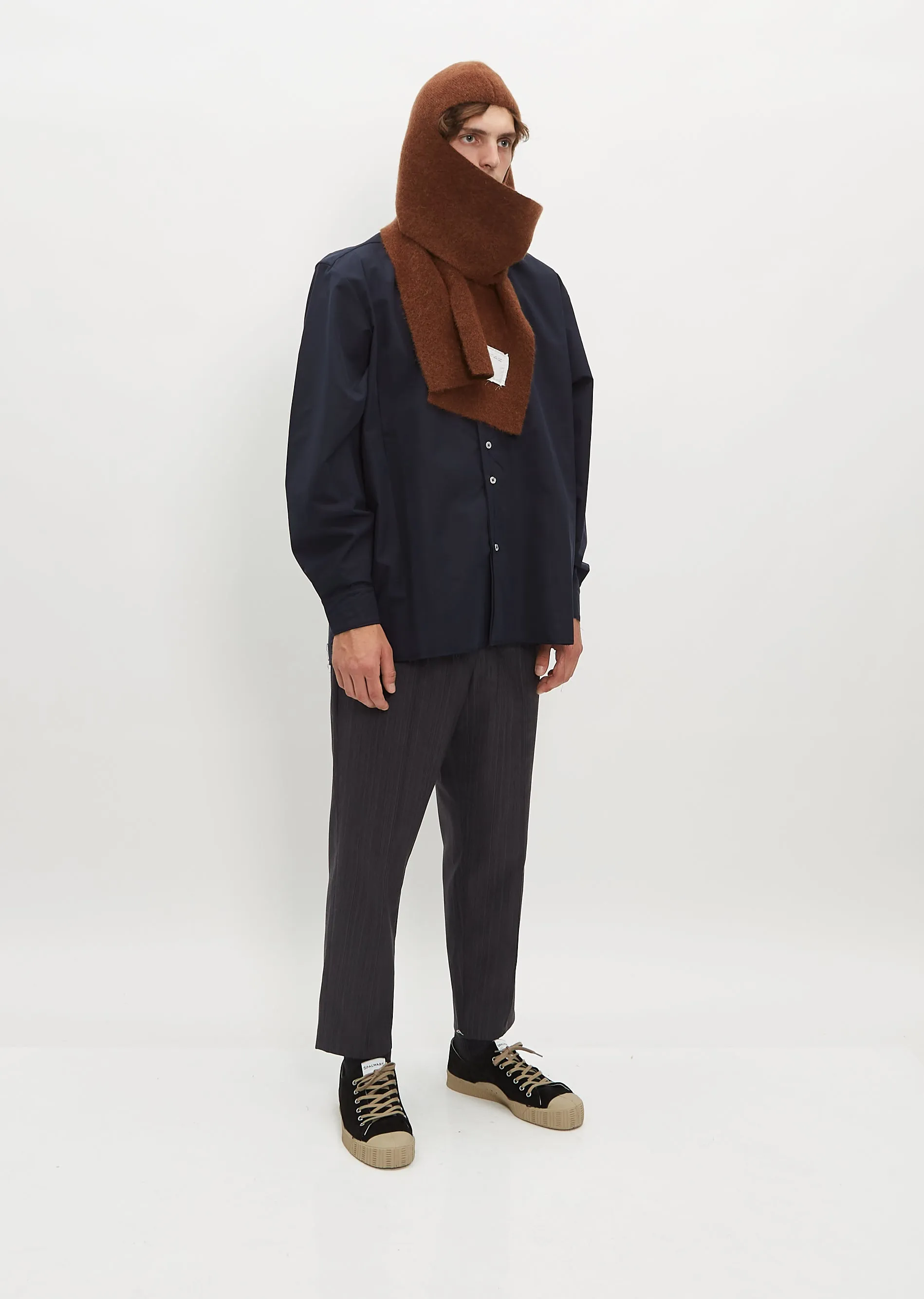 Balaclava Scarf — Brown