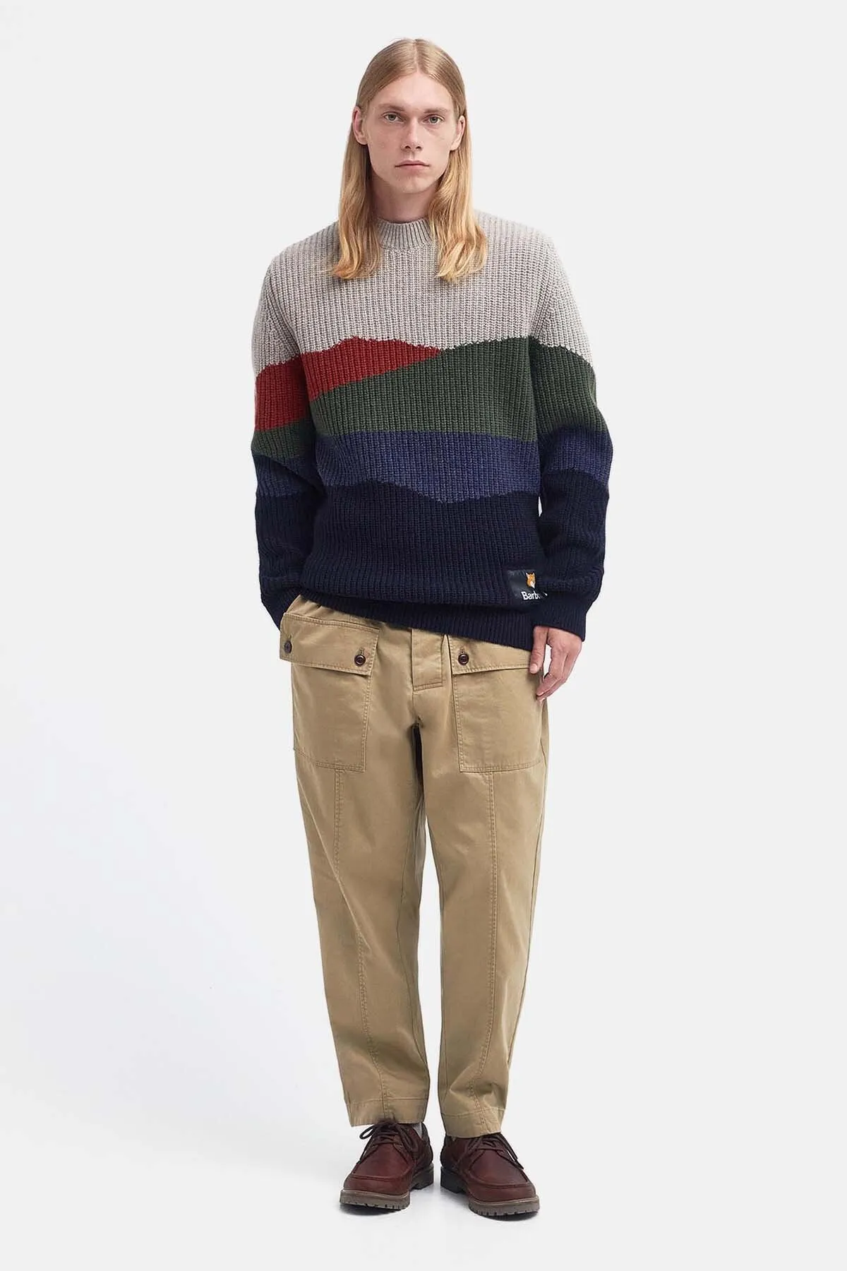 Barbour x Maison Kitsuné Landscape Knitted Jumper