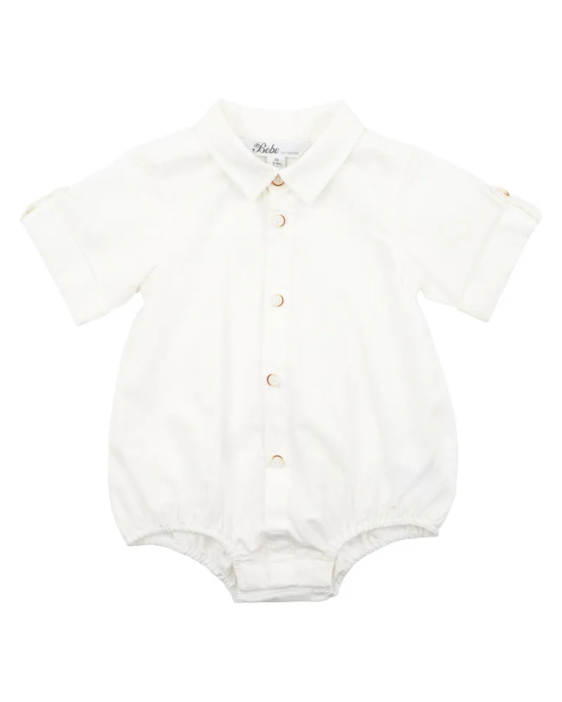 Bebe S24 Harry Shirt Bodysuit Ivory