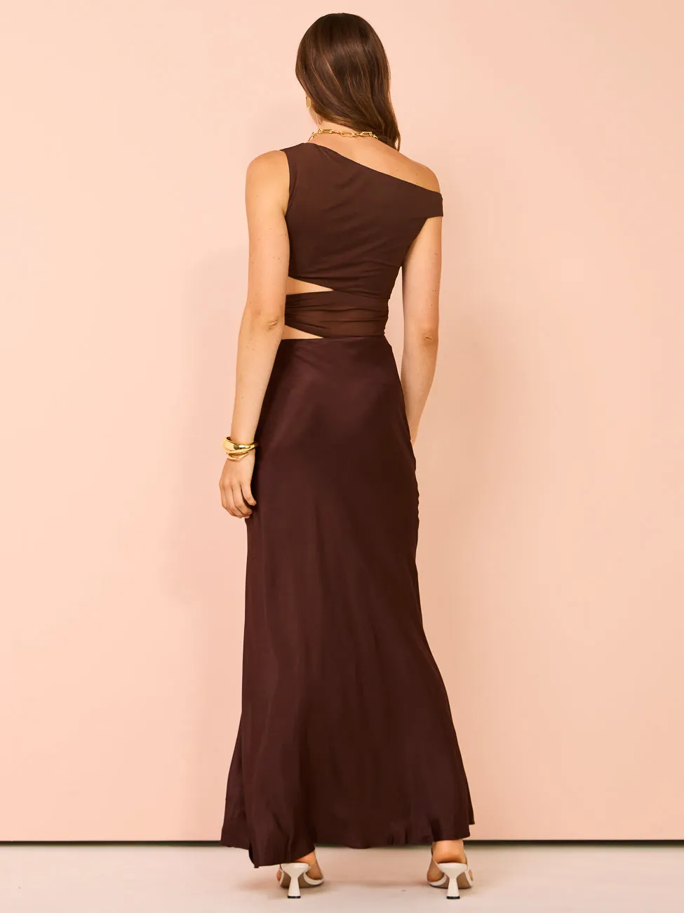 Bec & Bridge Ophelia Maxi Dress in Cocoa