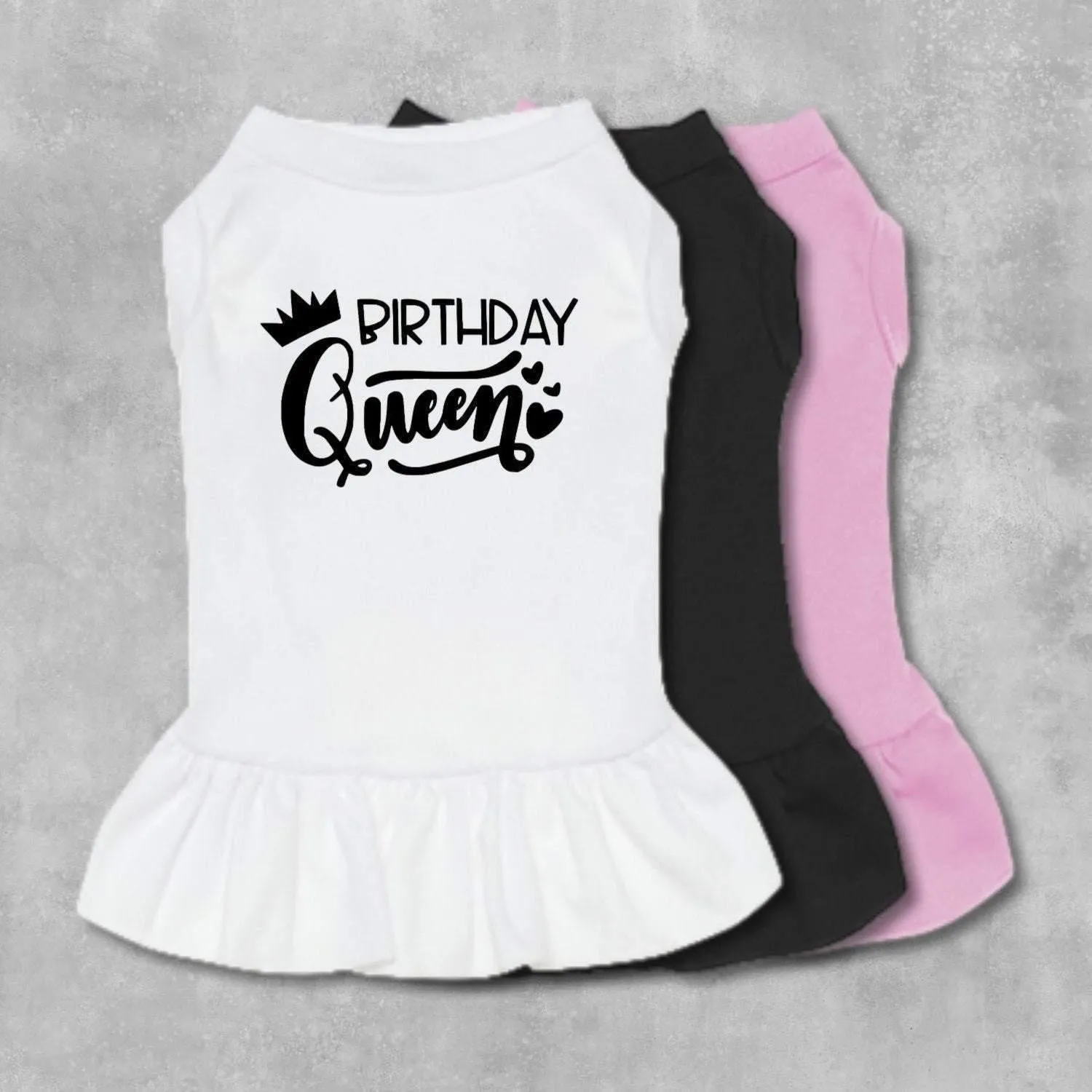 Birthday Queen Pet Dress