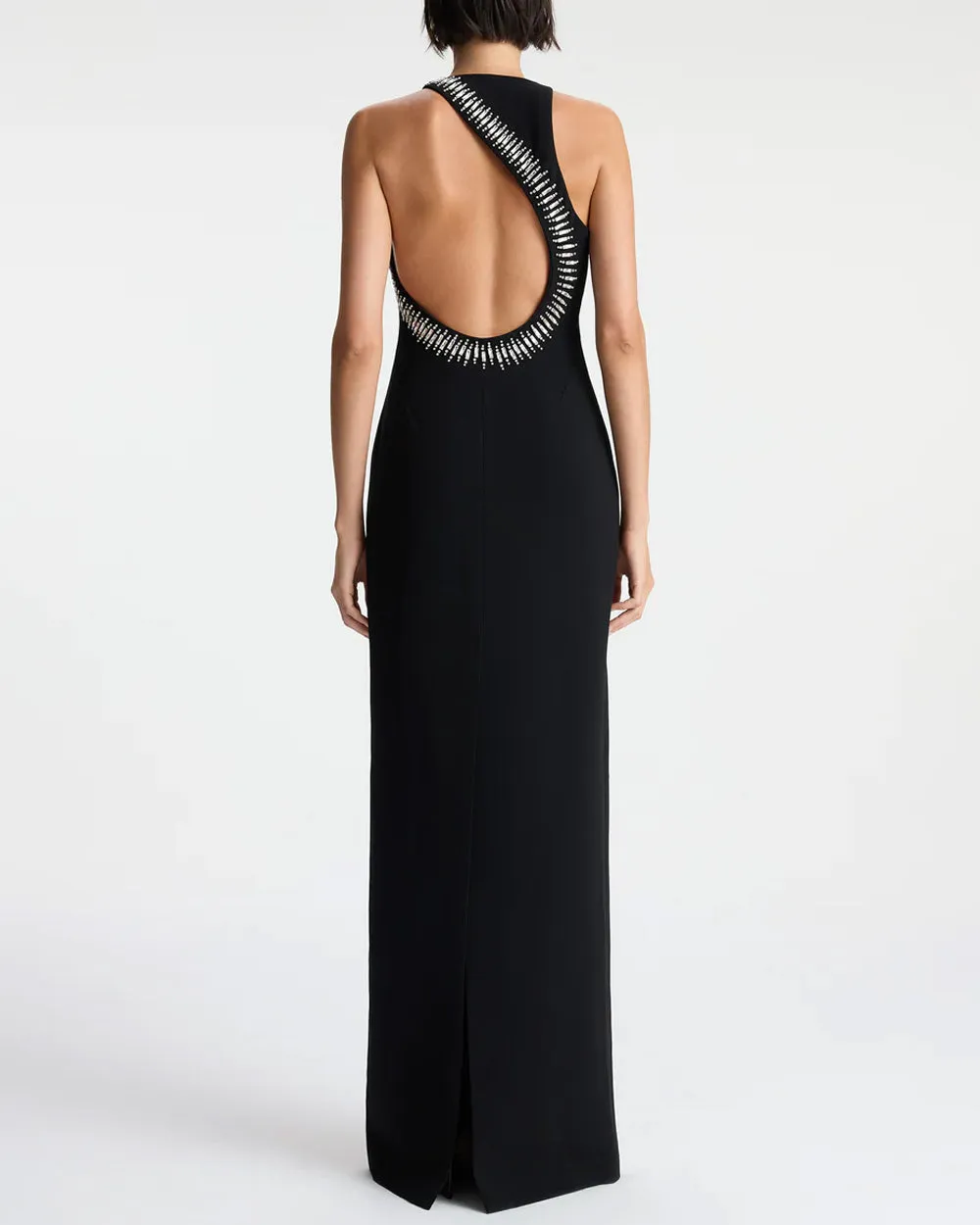 Black Embellished Skyler Maxi Dress