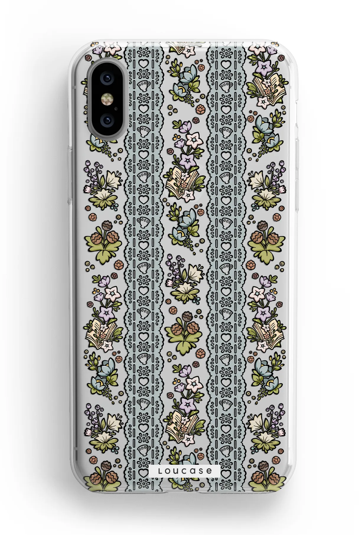 Blue Lace - KLEARLUX™ Special Edition Whimsical Collection Phone Case | LOUCASE