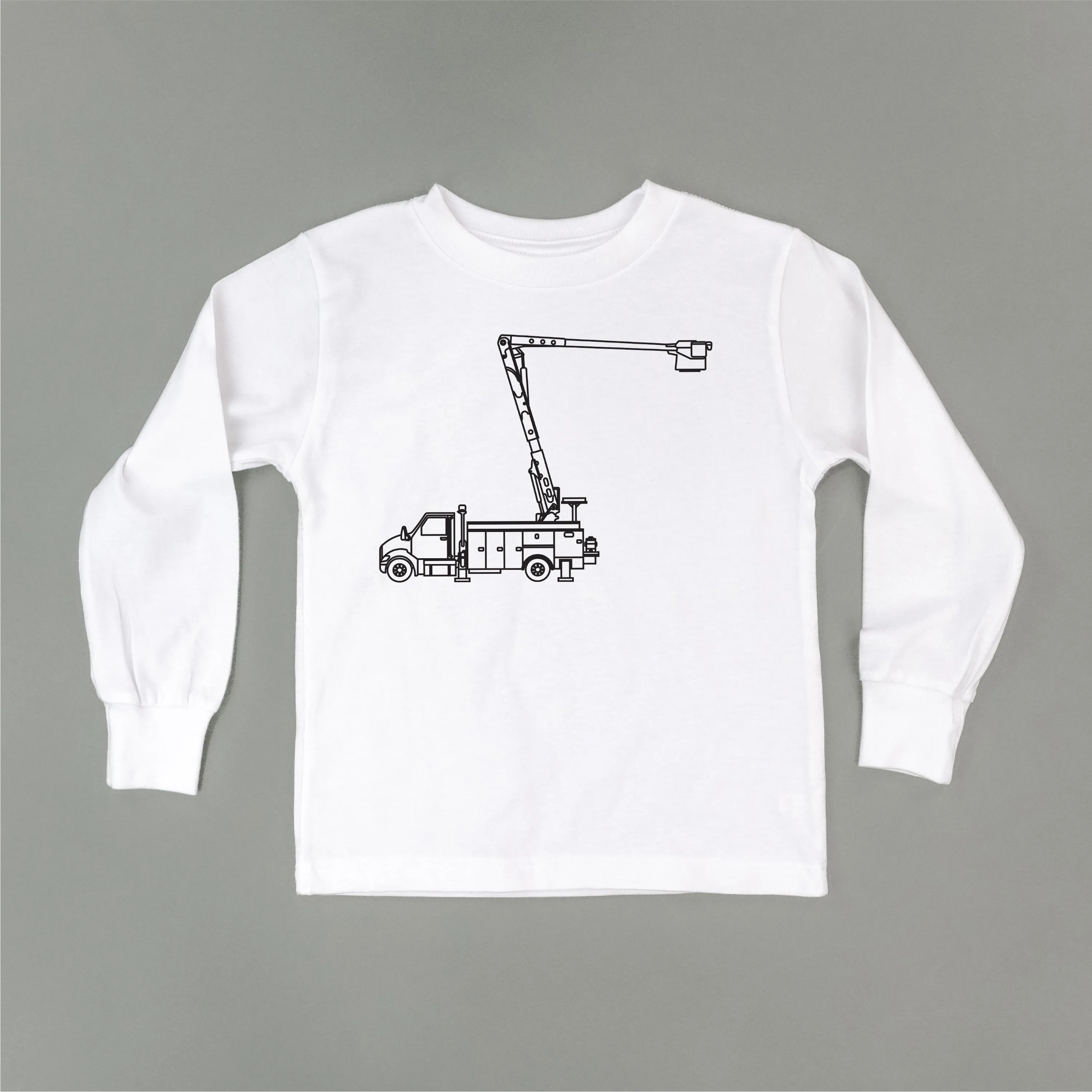 BOOM TRUCK - Minimalist Design - Long Sleeve Child Shirt