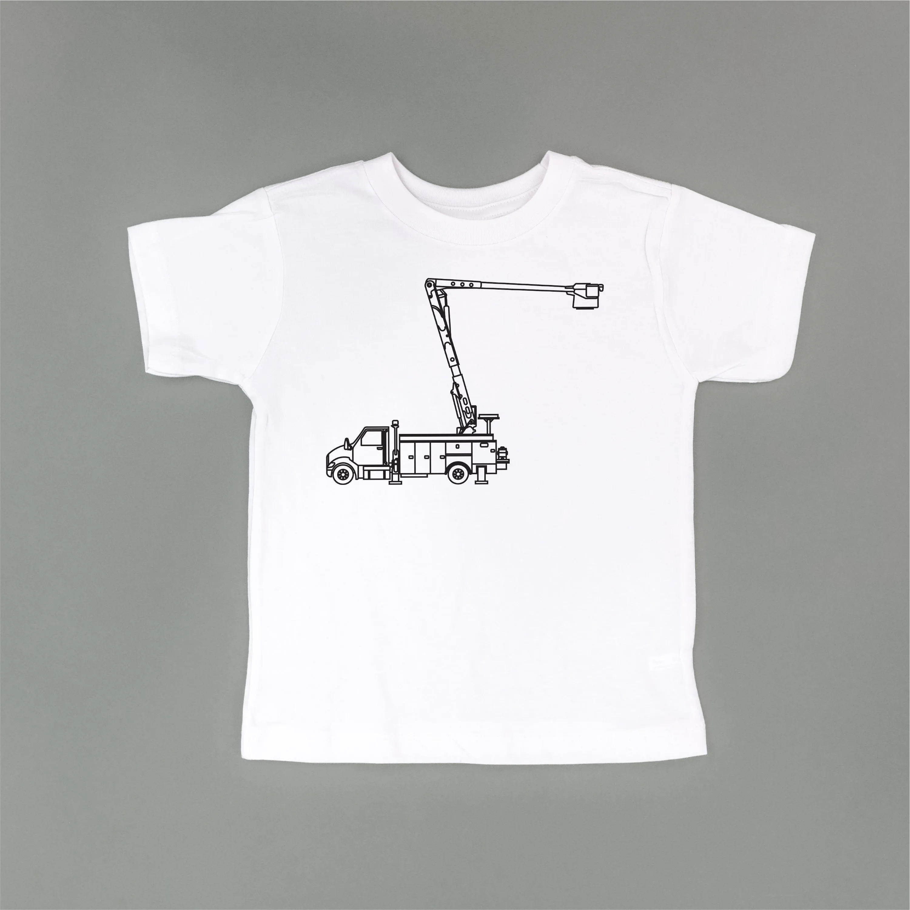 BOOM TRUCK - Minimalist Design - Short Sleeve Child Shirt