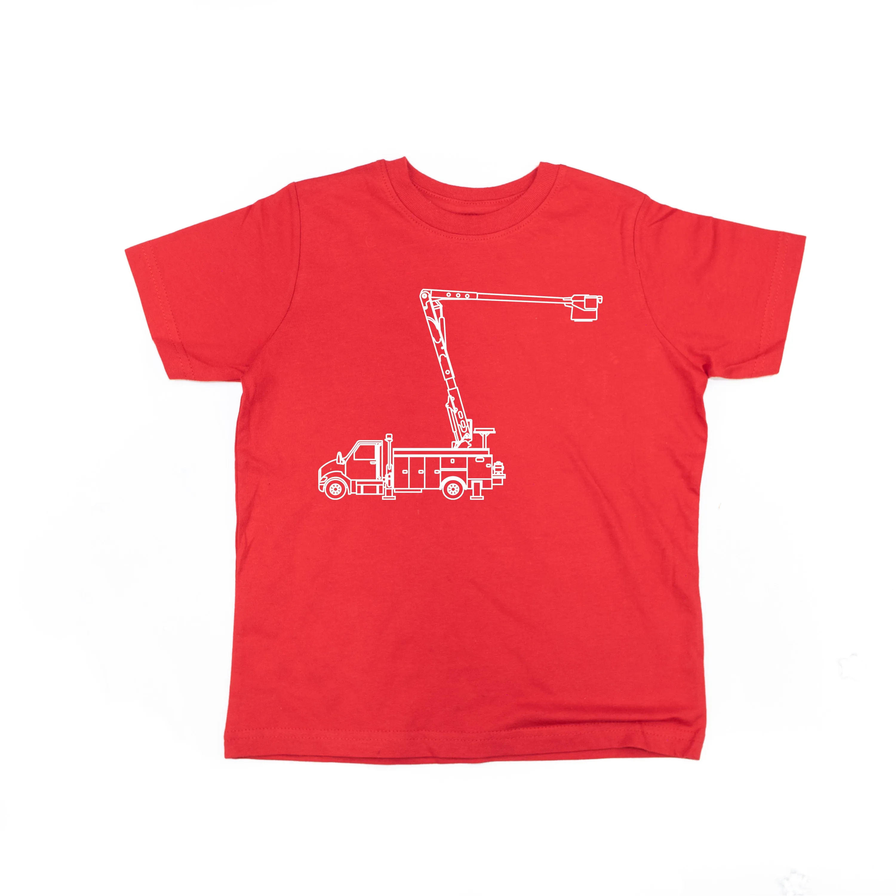 BOOM TRUCK - Minimalist Design - Short Sleeve Child Shirt