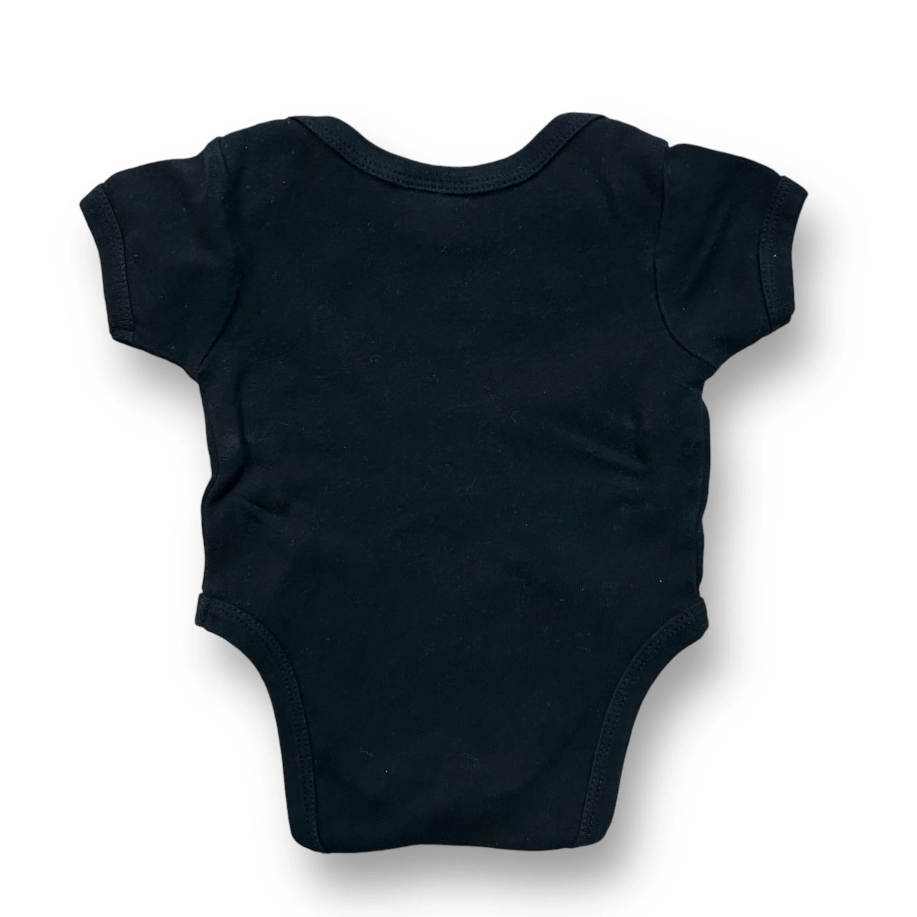 Boys Chubs Size 3-6 Months Black "Gangsta Napper" Short Sleeve Snap Bodysuit