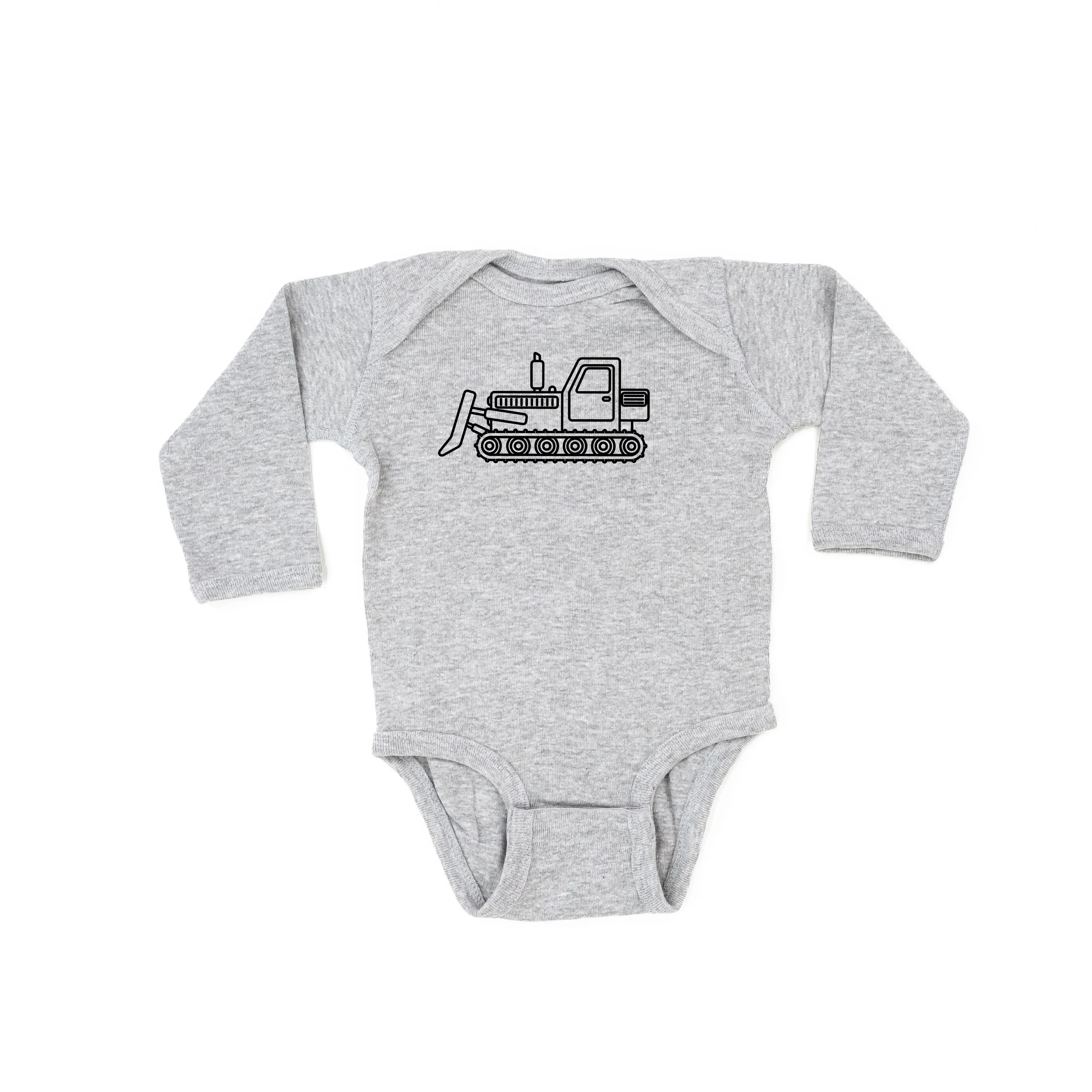 BULLDOZER - Minimalist Design - Long Sleeve Child Shirt