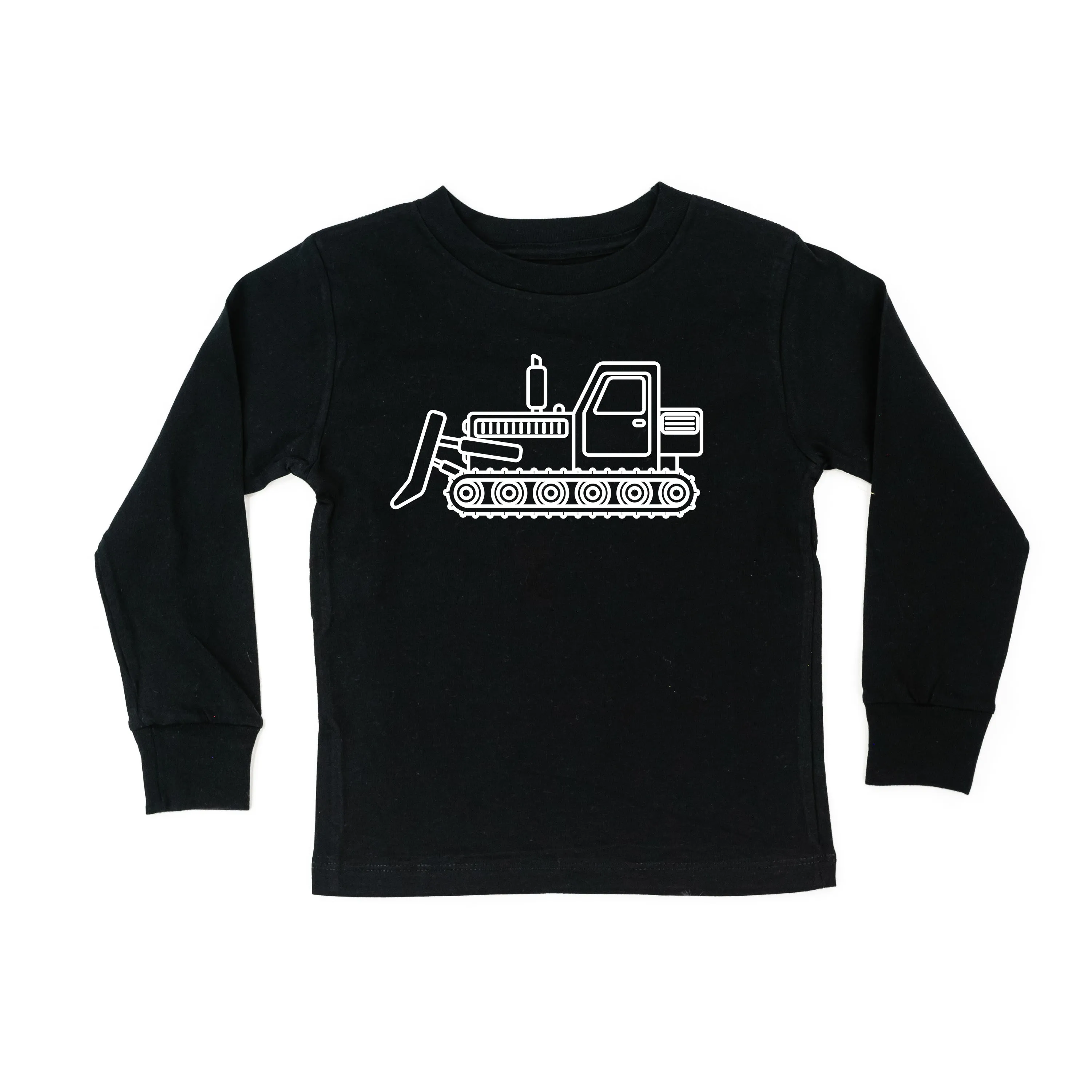 BULLDOZER - Minimalist Design - Long Sleeve Child Shirt