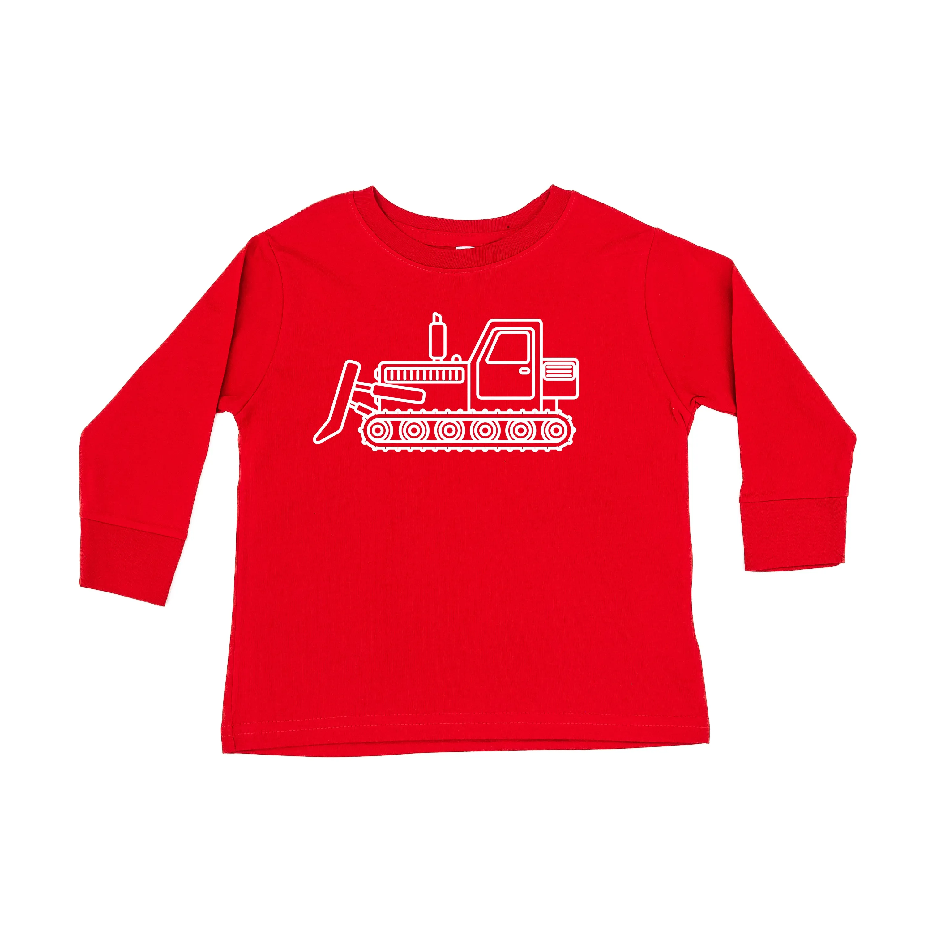 BULLDOZER - Minimalist Design - Long Sleeve Child Shirt