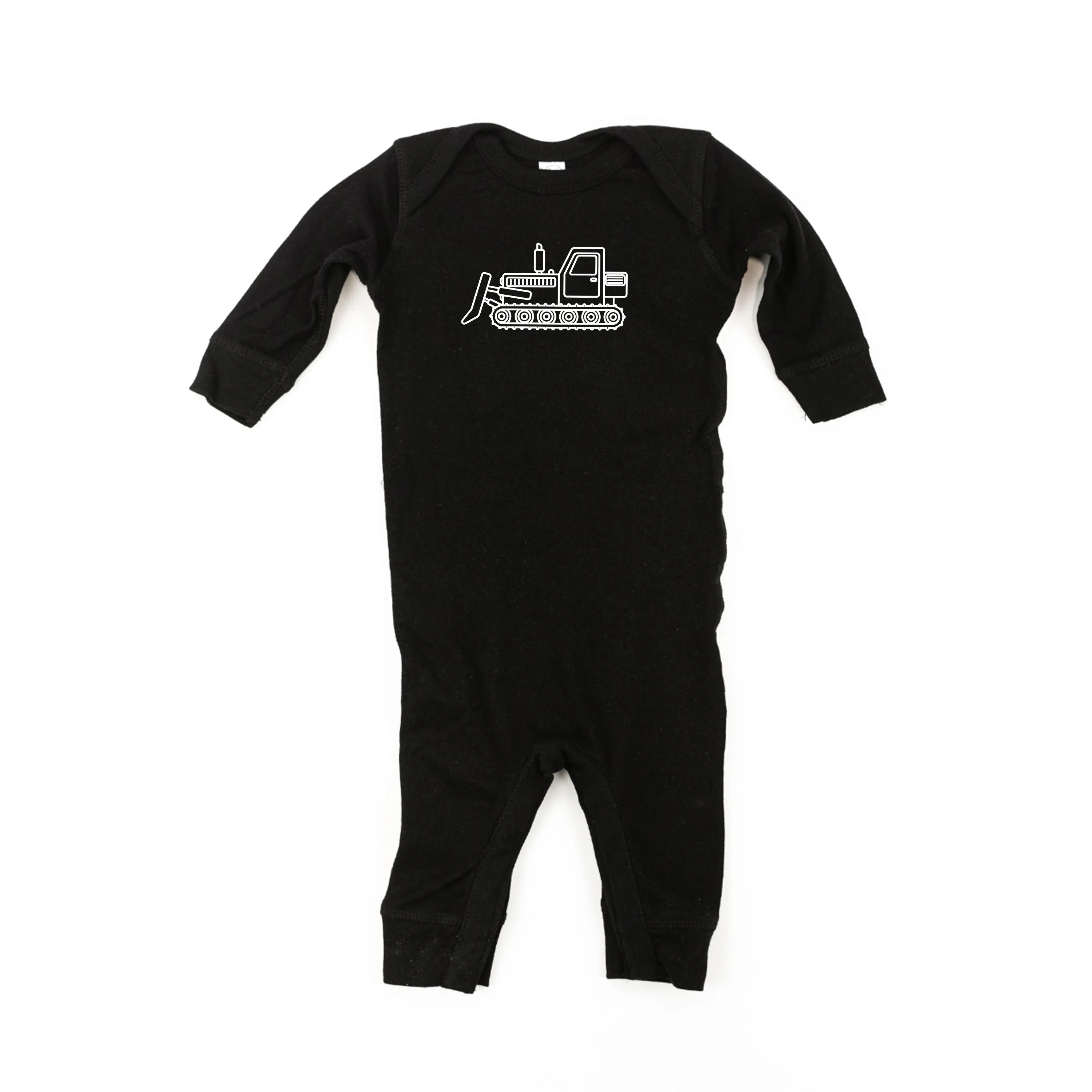 BULLDOZER - Minimalist Design - One Piece Baby Sleeper