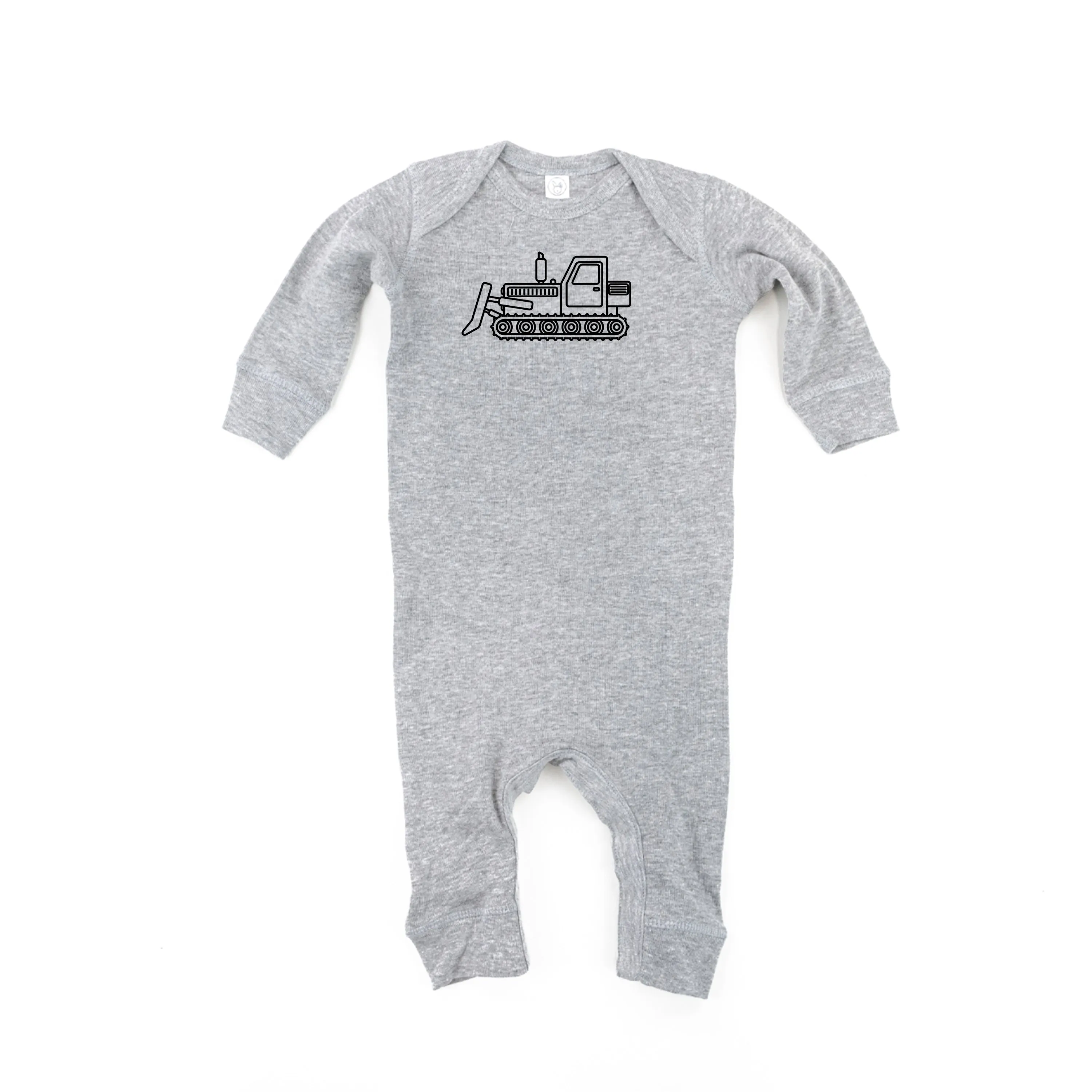 BULLDOZER - Minimalist Design - One Piece Baby Sleeper