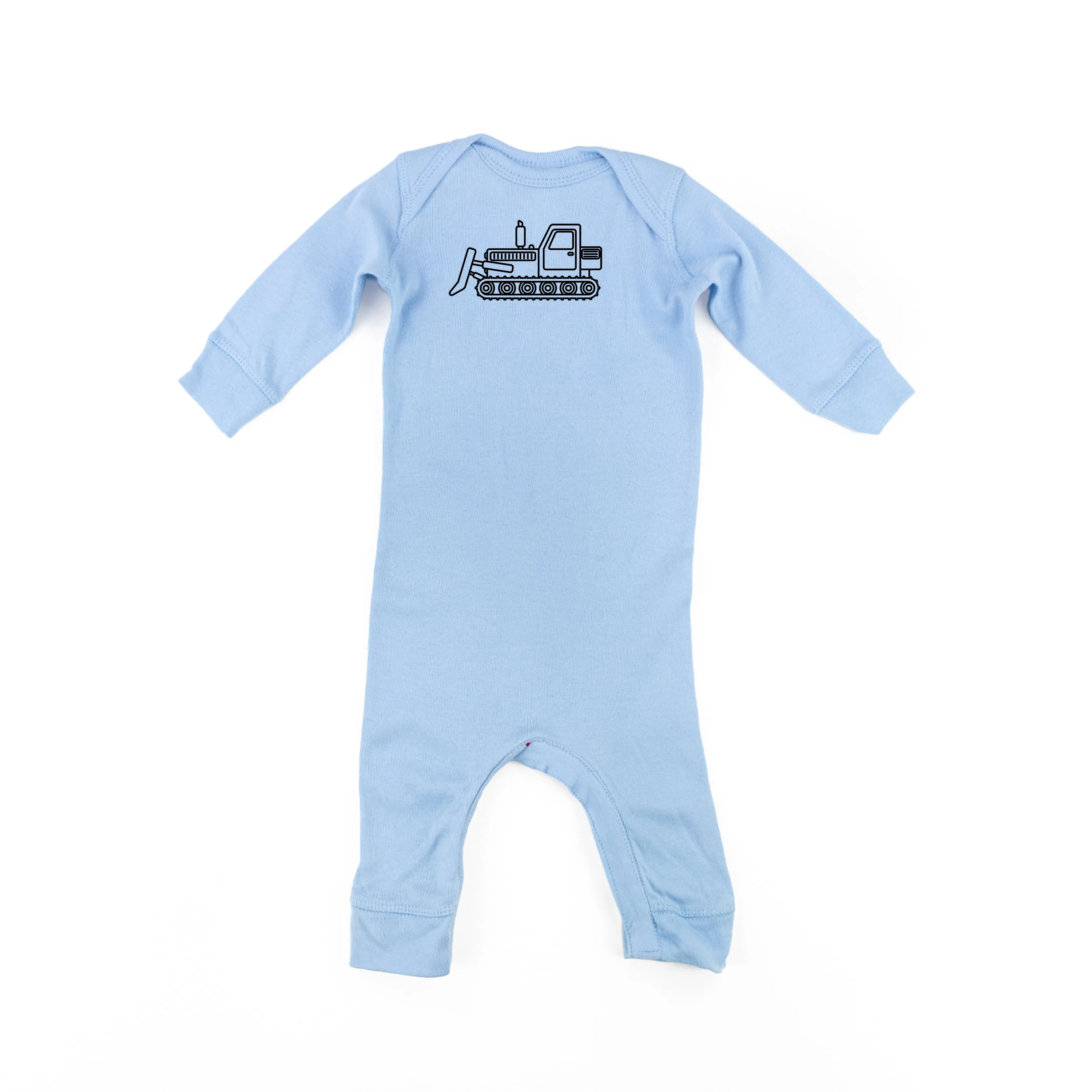 BULLDOZER - Minimalist Design - One Piece Baby Sleeper