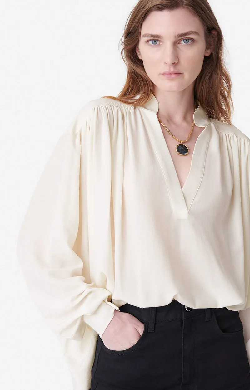 Calvin Silk Blouse