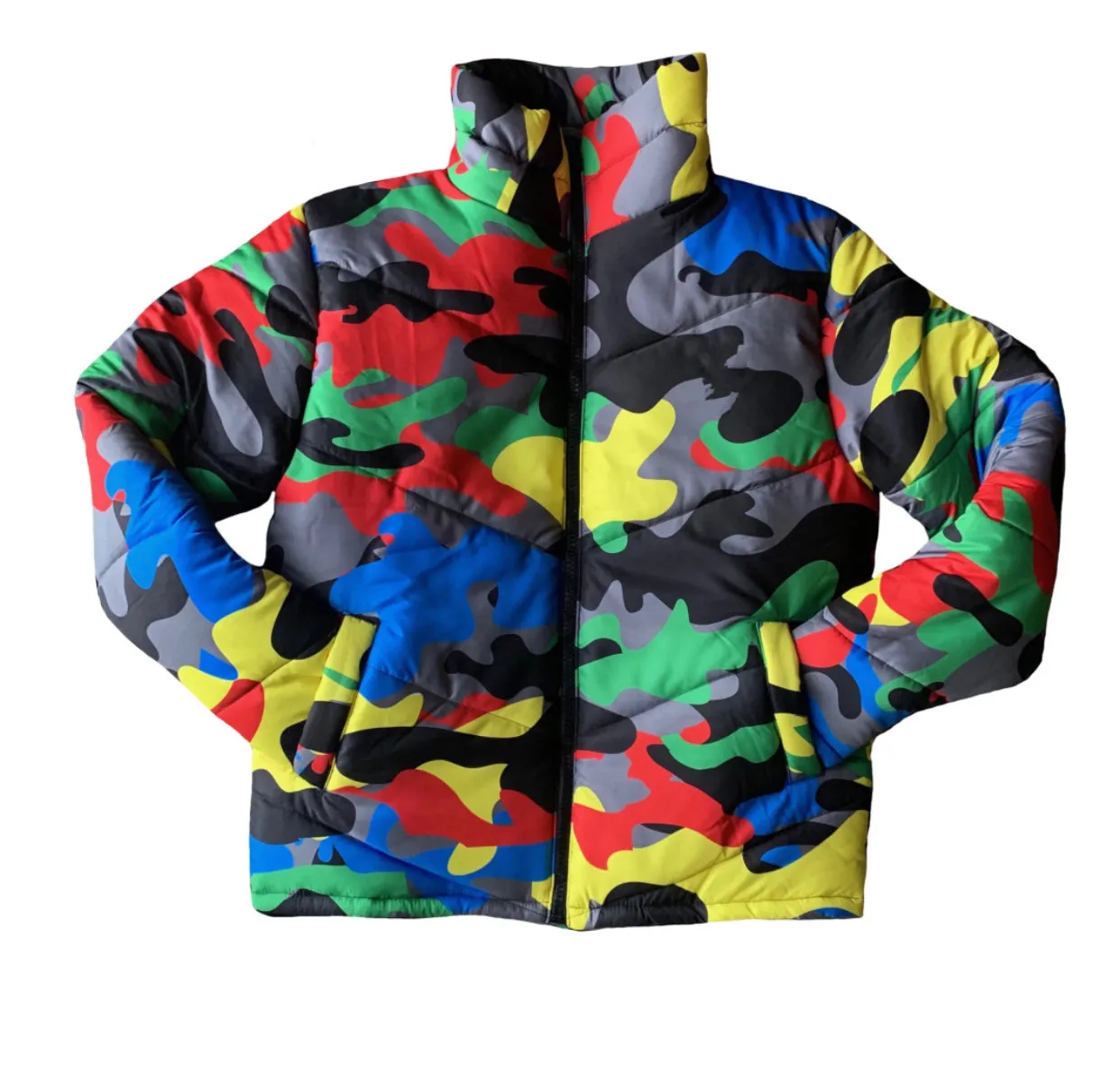 Camouflage printing and dyeing bread coat down cotton coat