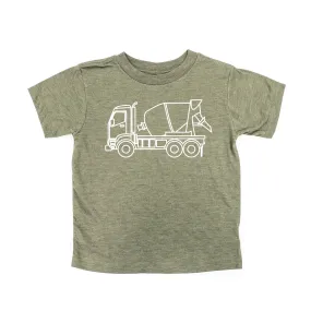 CEMENT TRUCK - Minimalist Design - Short Sleeve Child Shirt