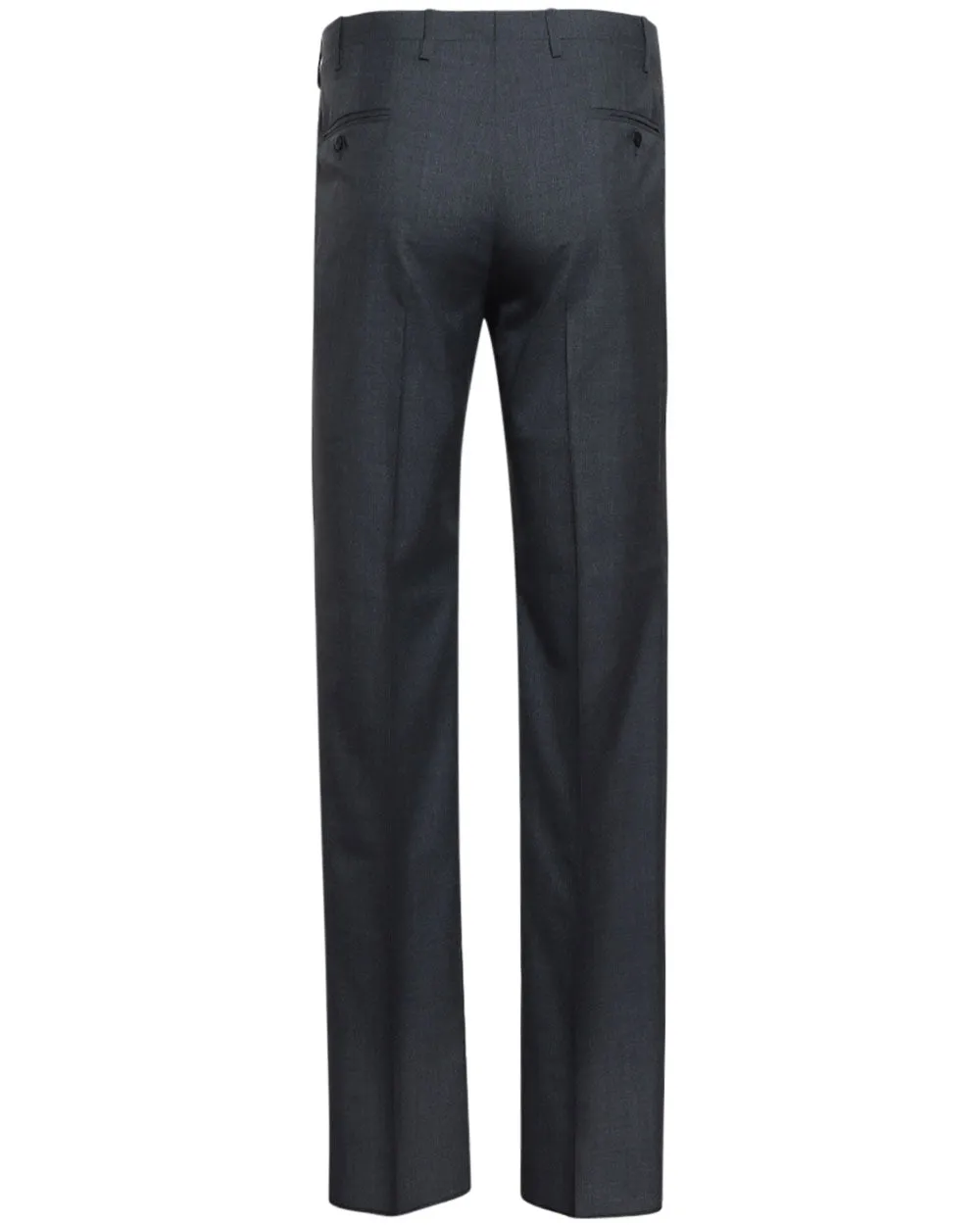 Charcoal Virgin Wool Dress Trouser