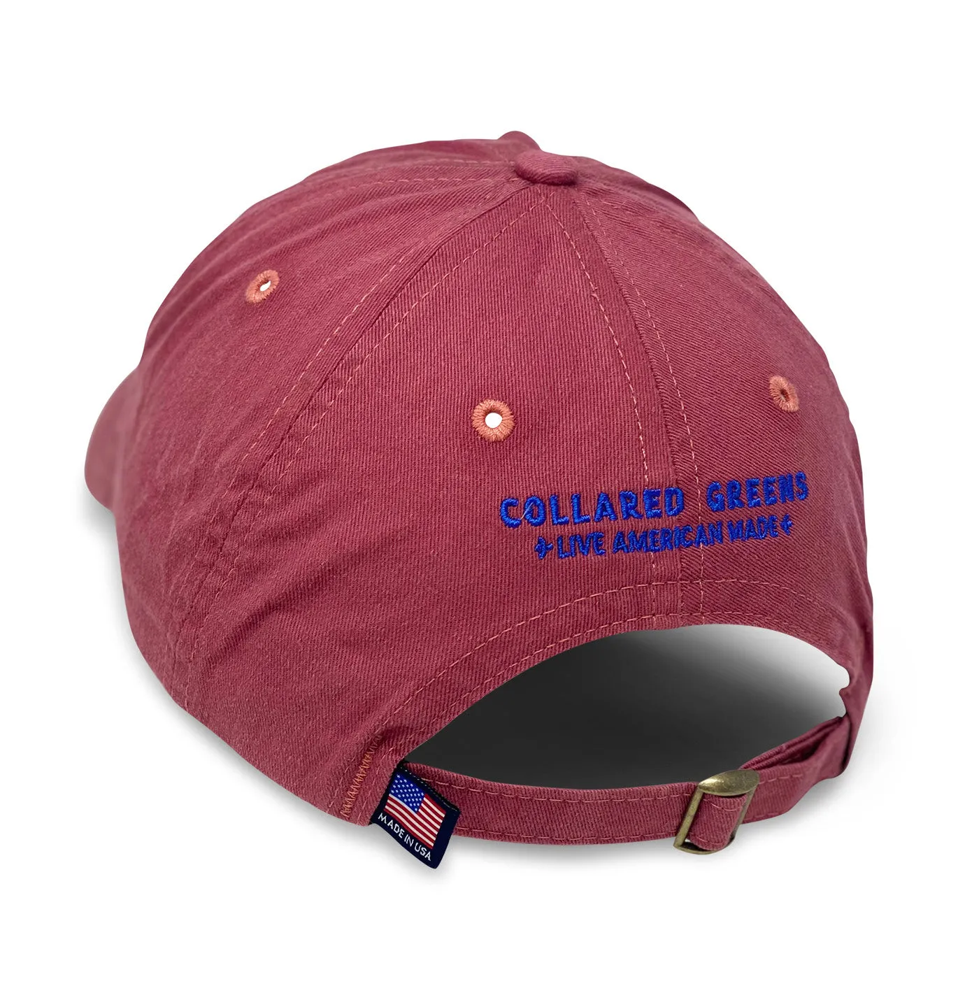 Charleston Burgee: Embroidered Twill Cap - Port Side Red