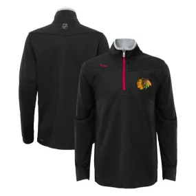 Chicago Blackhawks Youth Center Ice 1/4 Speedwick Pullover Jacket