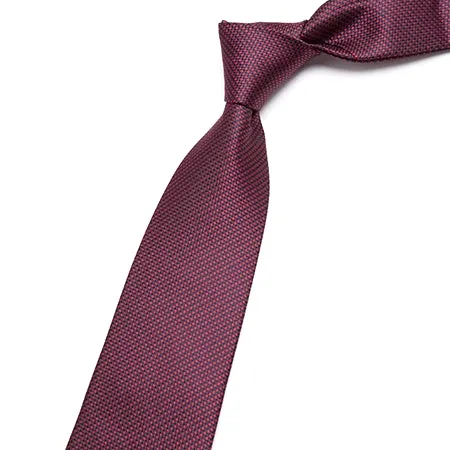 Classy Men Classic Red Black Necktie