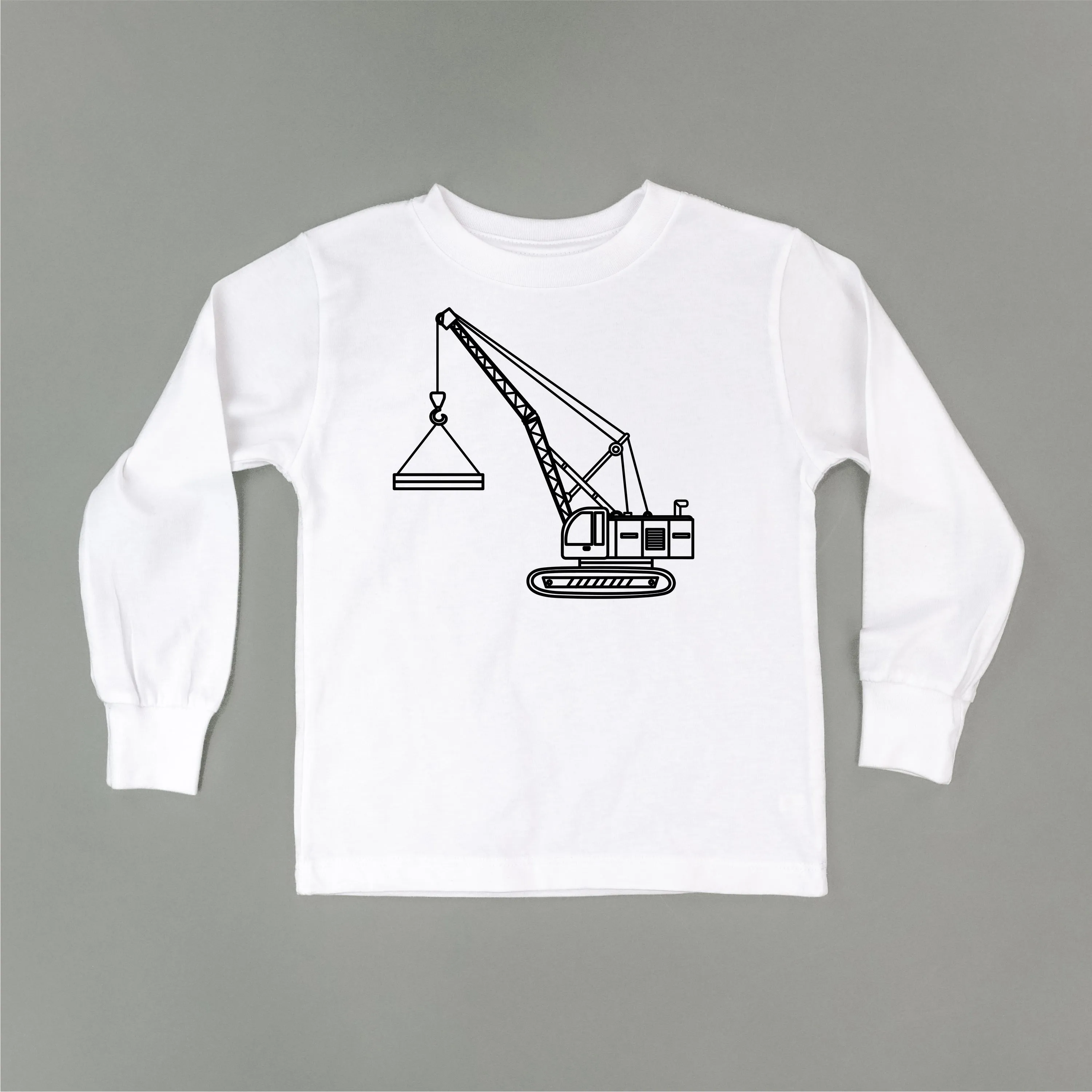 CRANE - Minimalist Design - Long Sleeve Child Shirt