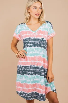 Create Your Fun Mint Green Tie Dye Dress